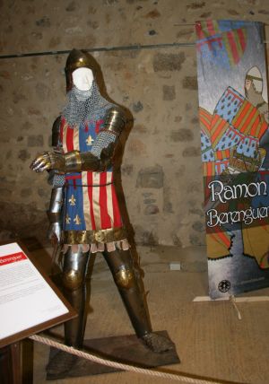 Representació d'en Ramón Berenguer (1308 - 1366). Pere III el va posar al capdavant de l'exèrcit que havia preparat  per tal d'envair el Rosselló. També es va reunir amb el papa Innocenci VI a fi de tractar sobre els afers del regne de Sardenya.