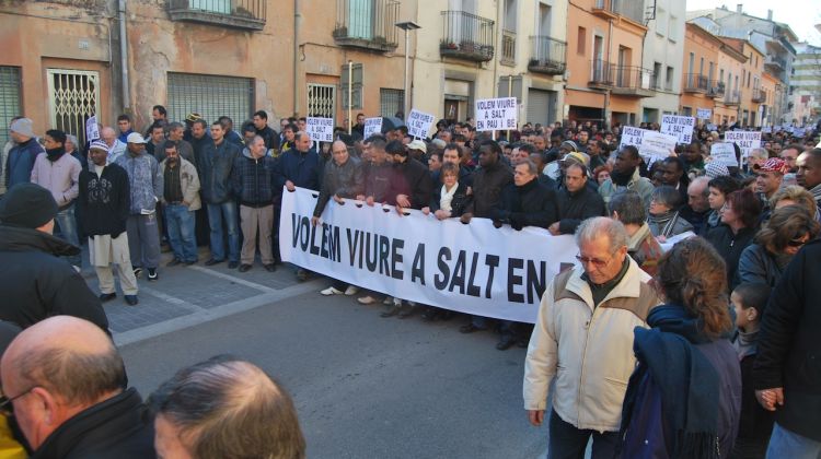 La marxa ha transcorregut pel carrer Major del municipi © Jordi Àvila