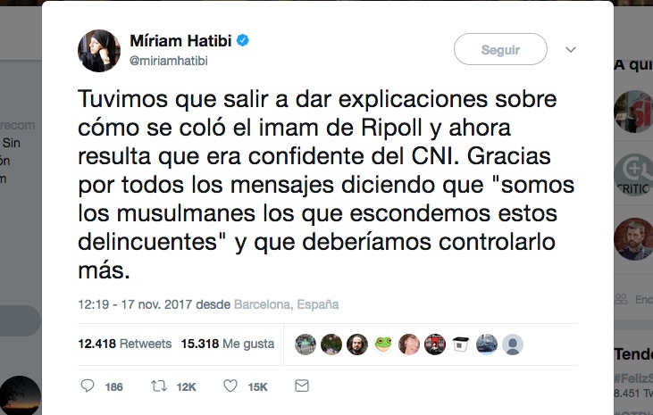 Resultado de imagen de imam de Ripoll, CNI