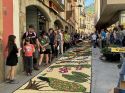 Arbúcies es bolca amb la tradició de les Catifes de Flors i reforça la implicació social