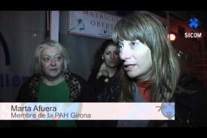 Reportatge: Detenció de la portaveu de la PAH Girona