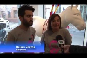Vidres trencats i pintades contra l'exposició '9 raons pel 9-N' a Figueres