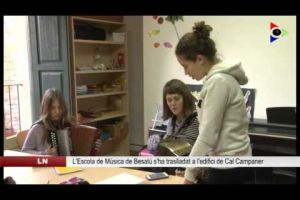 L'Escola de Música de Besalú es trasllada a Cal Campaner