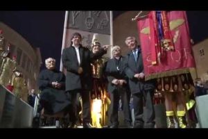 Inauguració de la plaça dels Manaies de Girona