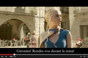 Fans de 'Joc de Trons' creen un teaser del rodatge a Girona