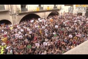 Totes les mobilitzacions que han col·lapsat Girona per la sentència del Procés