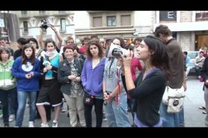 Figueres s'indigna contra la brutalitat policial viscuda a Barcelona
