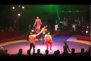 Ple en la funció inaugural del Festival del Circ a Figueres