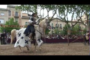 Les justes del Rei Jaume amb Drakònia a les Fires de Figueres