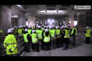 Visita a les obres del TAV de Girona