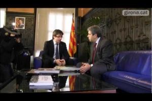Trobada amb el conseller de la Presidència de la Generalitat