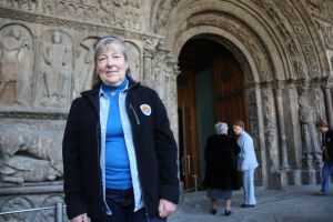 La presidenta del Centre Excursionista Els Blaus i organitzadora de la festa, Sofia Daura