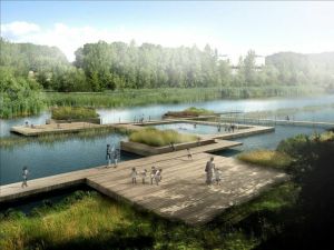 El primer projecte 'Quatre rius i una sèquia' proposa crear piscines naturals a la zona de les Ribes del Ter
