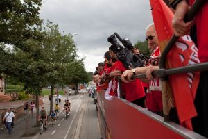 Els jugadors han rebut l'escalf dels gironins