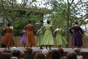 Abans de l’entrega de Premis, una gran varietat de grups van ballar les diferents danses populars de la comarca de Girona.