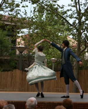 Un altre va ser aquesta parella que ballava al so d’una música clàssica. Tanmateix a les dues fotografies que segueixen.