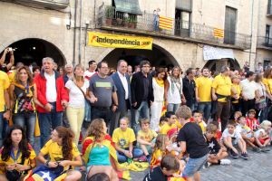 L'alcalde de Girona i el president de la Diputació s'han afegit al clam independentista