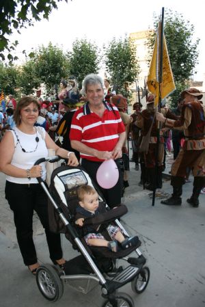 Moltes persones van acompanyar els Gegants durant el seu recorregut