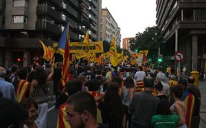 Els carrers de Girona es van ompliar d'estelades