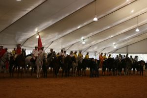 Entrega de premis desprès de disputar-se la final de la Copa Espanya de Horseball