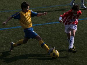 Jugada destacada durant el partit