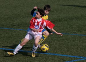 Jugada destacada durant el partit