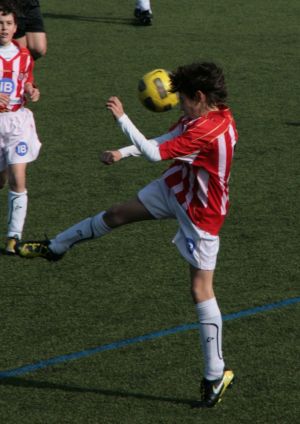 Jugada destacada durant el partit