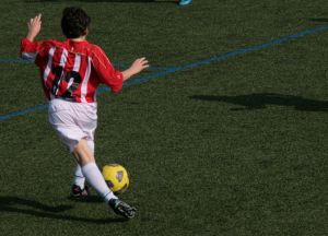 Jugada destacada durant el partit