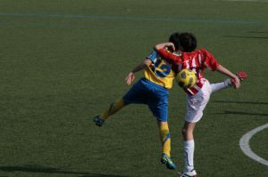 Jugada destacada durant el partit