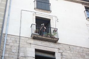 Uns 600 'indignats' es van concentrar a la plaça del Vi de Girona