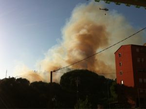 Alguns veïns han vist apropar-se molt les flames als seus habitatges
