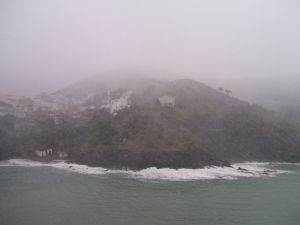 Les primeres volves de neu també han caigut a Portbou