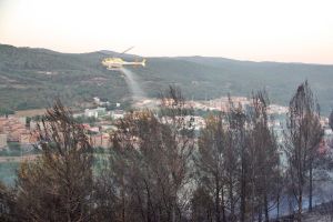 El foc ha cremat tres hectàrees i s'han desallotjat preventivament 35 veïns de la zona de Torre Gironella