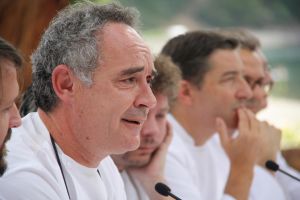Ferran Adrià durant la roda de premsa.