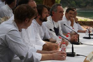 Ferran Adrià durant la roda de premsa.