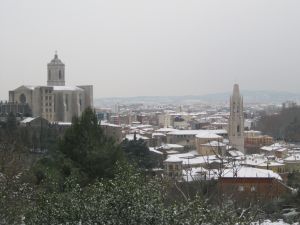 Vista de la Catedral de Girona des de Montilivi