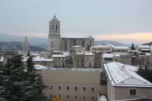 Catedral de Girona enfarinada