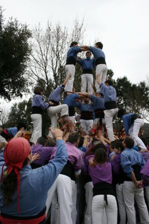 Diada castellera amb Els Marrecs de Salt i Els Castellers de Figueres