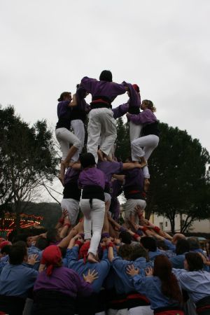 Diada castellera amb Els Marrecs de Salt i Els Castellers de Figueres