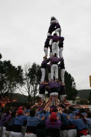 Diada castellera amb Els Marrecs de Salt i Els Castellers de Figueres