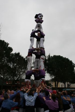 Diada castellera amb Els Marrecs de Salt i Els Castellers de Figueres