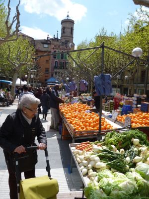 La diada va coincidir amb el mercat setmanal