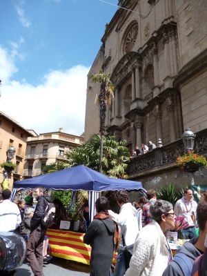 Moltes persones van sortir al carrer animades pel bon temps