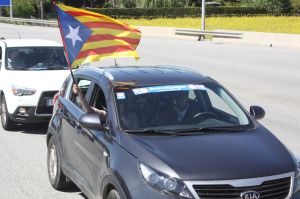 Un conductor amb una estel·lada