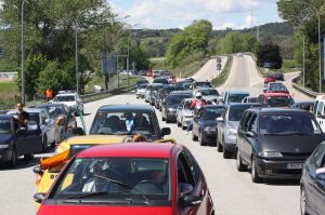 Les retencions s'han produït durant mitja hora