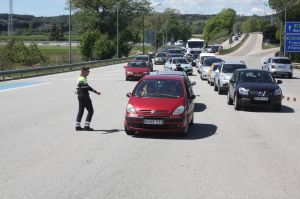 Els Mossos d'Esquadra han dirigit els conductors cap als peatges automàtics