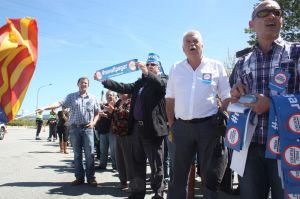 Membres de Solidaritat Catalana per la Independència s'han sumat a la iniciativa