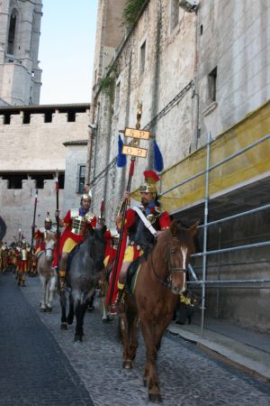 La desfilada de la cavalleria dels Manaies