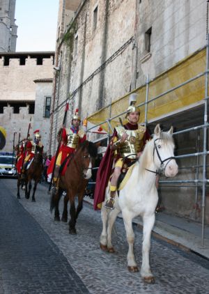 Aquests van ser els últims, donant pas, així, al final de la desfilada. Més tard van tornar a pujar fins a la Catedral