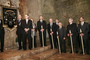 Moment de la Processó dels Dolors de Besalú (Garrotxa)